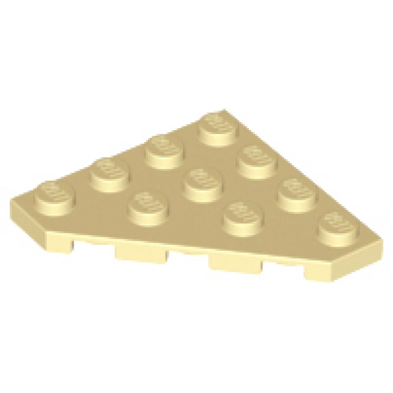 Wig, Plaat 4x4 hoek Tan